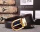 Perfect Replica Montblanc Gold Buckle All Black Leather Belt (3)_th.jpg